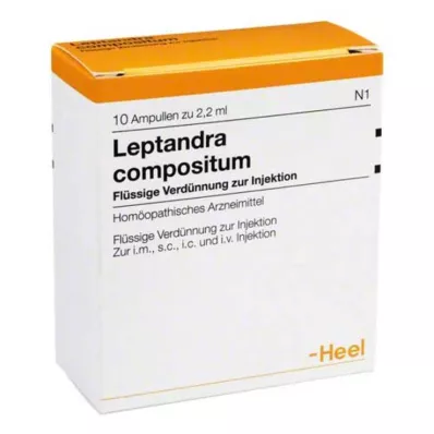 LEPTANDRA COMPOSITUM Ampullid, 10 tk LEPTANDRA COMPOSITUM Ampullid, 10 tk