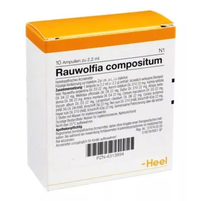 Rauwolfia Compositum ampullid, 10 tk