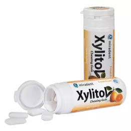 MIRADENT Ksülitooli närimiskummi puuviljad, 30 tk