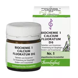 BIOCHEMIE 1 Calcium fluoratum D 6 tabletti, 80 tk