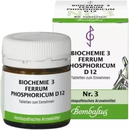 BIOCHEMIE 3 Ferrum phosphoricum D 12 tabletti, 80 tk