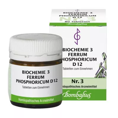 Biokeemia 3 Ferrum phosphoricum D 12 tabletti, 80 tk