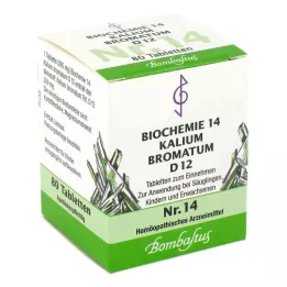 BIOCHEMIE 14 Kalium bromatum D 12 tabletti, 80 tk