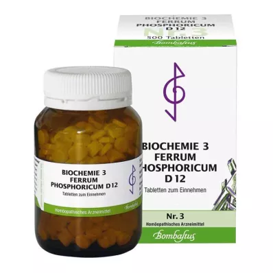Biochemistry 3 Ferrum phosphoricum D 12 tabletti, 500 tk