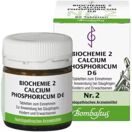 BIOCHEMIE 2 Calcium phosphoricum D 6 tabletti, 80 tk