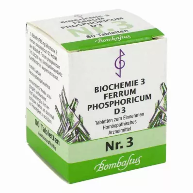 Biochemistry 3 Ferrum phosphoricum D3 tabletid (80 tk)
