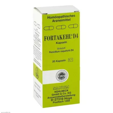 FORTAKEHL D 4 kapslit, 20 kapslit