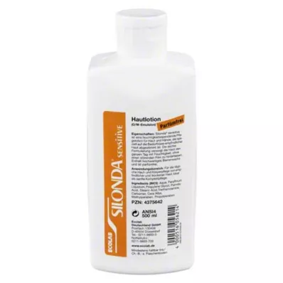 SILONDA Sensitive Skin Care Lotion Dispenser pudel, 500 ml
