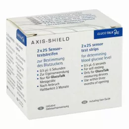 GLUCO TALK BZ-testribad testribad, 2X25 tk