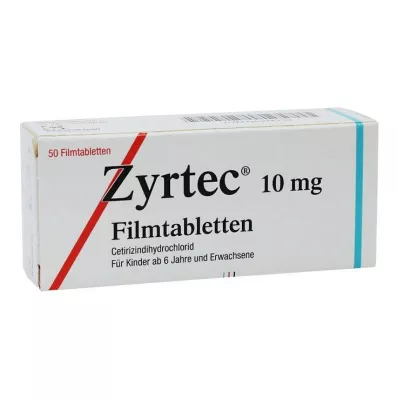 ZYRTEC Õhukese polümeerikattega tabletid, 50 tk ZYRTEC Õhukese polümeerikattega tabletid, 50 tk