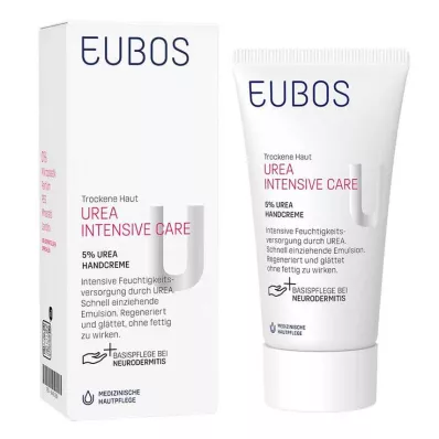 EUBOS TROCKENE Skin Urea 5% kätekreem, 75 ml