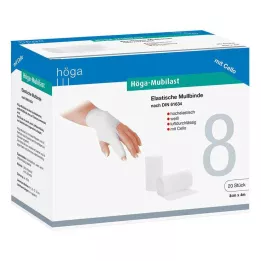 HÖGA-MUBILAST fikseerimisside 8 cmx4 tsellofaaniga, 1 tk