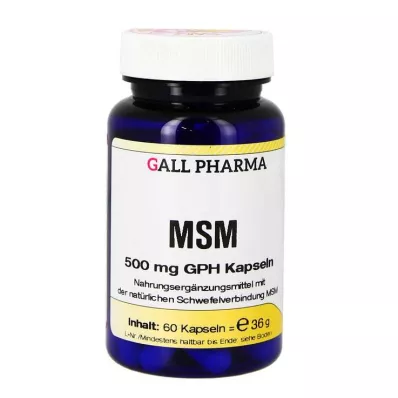 MSM 500 mg GPH kapslid, 60 tk MSM 500 mg GPH kapslid, 60 tk