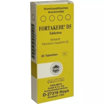 FORTAKEHL D 5 tabletti, 20 tk