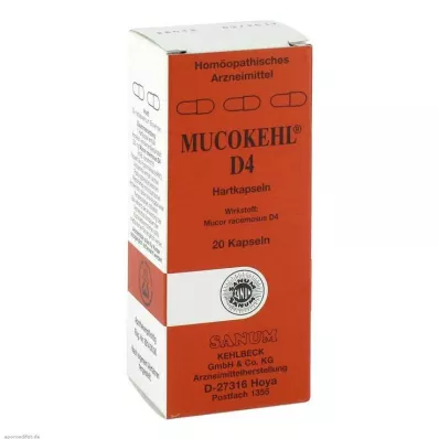 MUCOKEHL Kapslid D 4, 20 tk