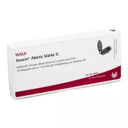 ISCUCIN abietis Tärklis G Ampullid, 10X1 ml
