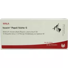 ISCUCIN populi tugevus G ampullid, 10X1 ml