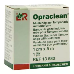 OPRACLEAN Jodoformiga tampooniks mõeldud marli 1 cm x 5 m, 1 tk