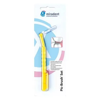 MIRADENT Interd.Pic-Brush komplekt kollane, 1 tk