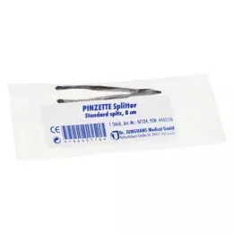 PINZETTE Splinter teravikuga 8 cm, 1 tk