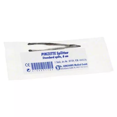 PINZETTE Splinter teravikuga 8 cm, 1 tk PINZETTE Splinter teravikuga 8 cm, 1 tk