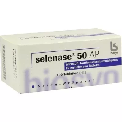 SELENASE 50 AP tabletti, 100 tk