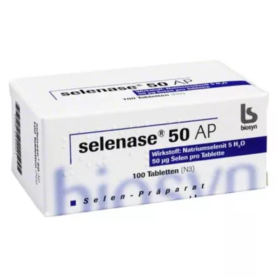 SELENASE 50 AP tabletti, 100 tk SELENASE 50 AP tabletti, 100 tk
