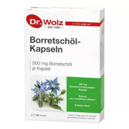 BORRETSCHÖL KAPSELN Dr.Wolz, 60 tk