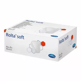 ROLTA pehme sünteetiline puuvillane side 6 cmx3 m, 6 tk