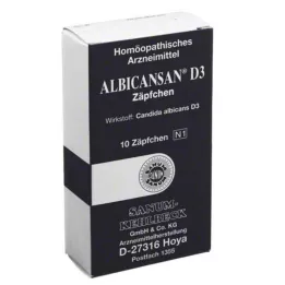 ALBICANSAN D 3 Suppositooriumid, 10 tk