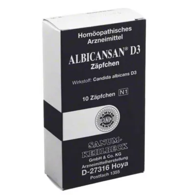 Albicansan D 3 suposiidid, 10 tk