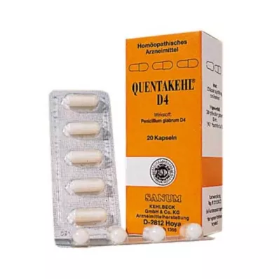 Quentakehl D 4 kapslit, 20 tk Quentakehl D 4 kapslit, 20 tk
