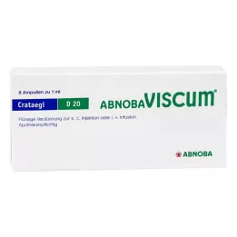 ABNOBAVISCUM Crataegi D 20 ampulli, 8 tk