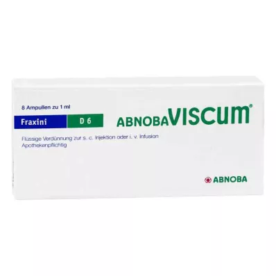 ABNOBAVISCUM Fraxini D 6 ampulli, 8 tk
