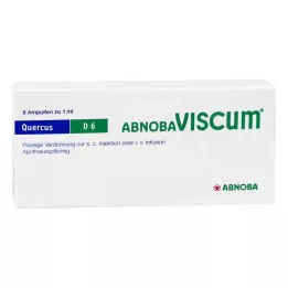 ABNOBAVISCUM Quercus D 6 ampulli, 8 tk
