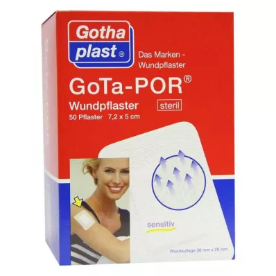 GOTA-POR haavaplaaster 5x7,2 cm steriilne, 50 tk GOTA-POR haavaplaaster 5x7,2 cm steriilne, 50 tk