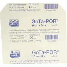 GOTA-POR Haavaplaaster steriilne 60x100 mm, 1 tk