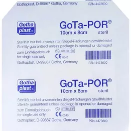 GOTA-POR haavaplaaster steriilne 80x100 mm, 1 tk