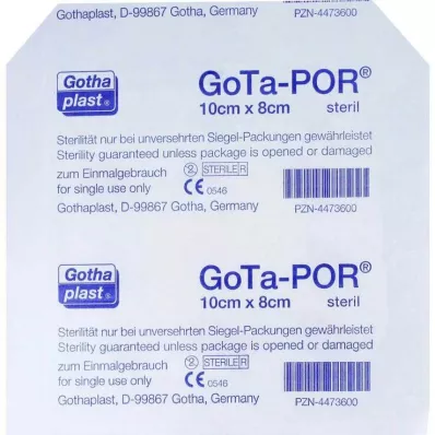 GOTA-POR haavaplaaster steriilne 80x100 mm, 1 tk