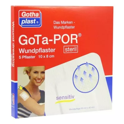 GOTA-POR haavaplaaster steriilne 80x100 mm, 5 tk