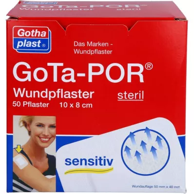 GOTA-POR haavaplaaster steriilne 80x100 mm, 50 tk