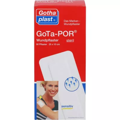 GOTA-POR haavaplaaster steriilne 100x250 mm, 50 tk