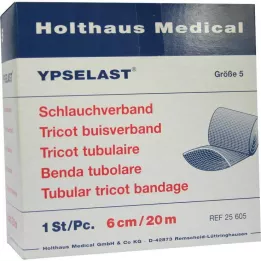SCHLAUCHVERBAND Ypselast suurus 5 20 m valge, 1 tk