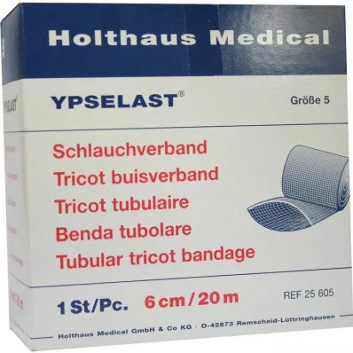 SCHLAUCHVERBAND Ypselast suurus 5 20 m valge, 1 tk SCHLAUCHVERBAND Ypselast suurus 5 20 m valge, 1 tk
