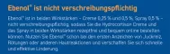Instructions for use for EBENOL 0,25% koort, 25 g - 4