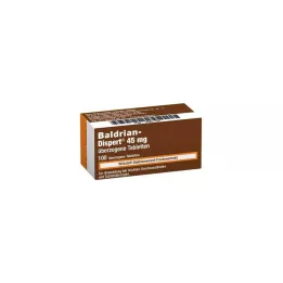 BALDRIAN DISPERT 45 mg kaetud tabletid, 100 tk