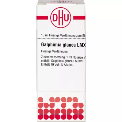 GALPHIMIA GLAUCA LM XVIII Lahjendus, 10 ml