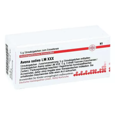 DHU LM Avena sativa XXX Gloobulid, 5 g DHU LM Avena sativa XXX Gloobulid, 5 g