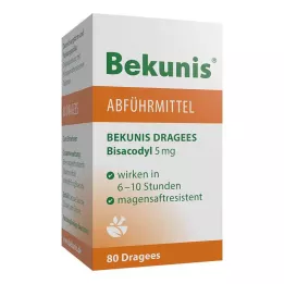 BEKUNIS Bisakodüül 5 mg enteroidiga kaetud tabletid, 80 tk