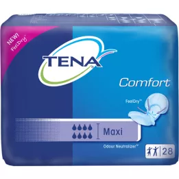 TENA COMFORT maxi šabloonid, 28 tk